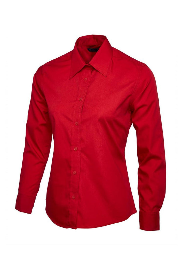 Ladies Poplin Full Sleeve Shirt - The Work Uniform Company