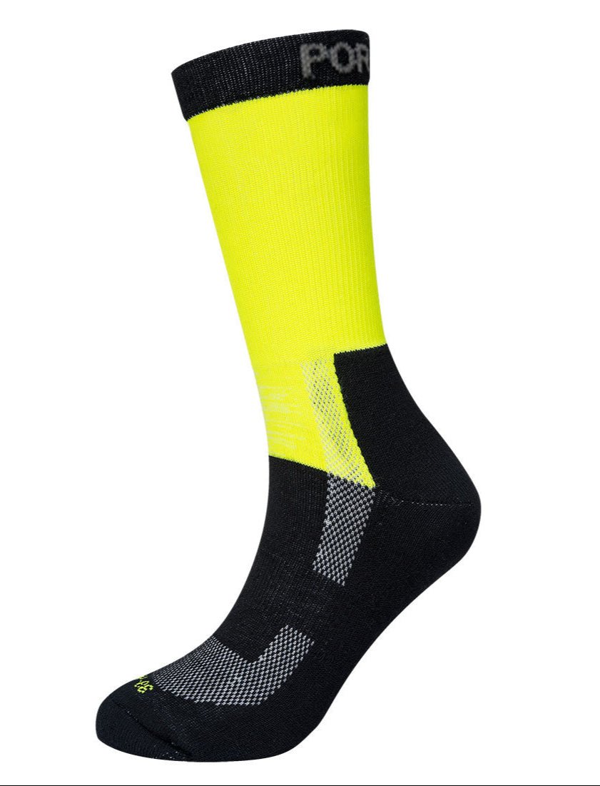 Lightweight Hi - Visibility Socks (x6 Pairs) - The Work Uniform Company