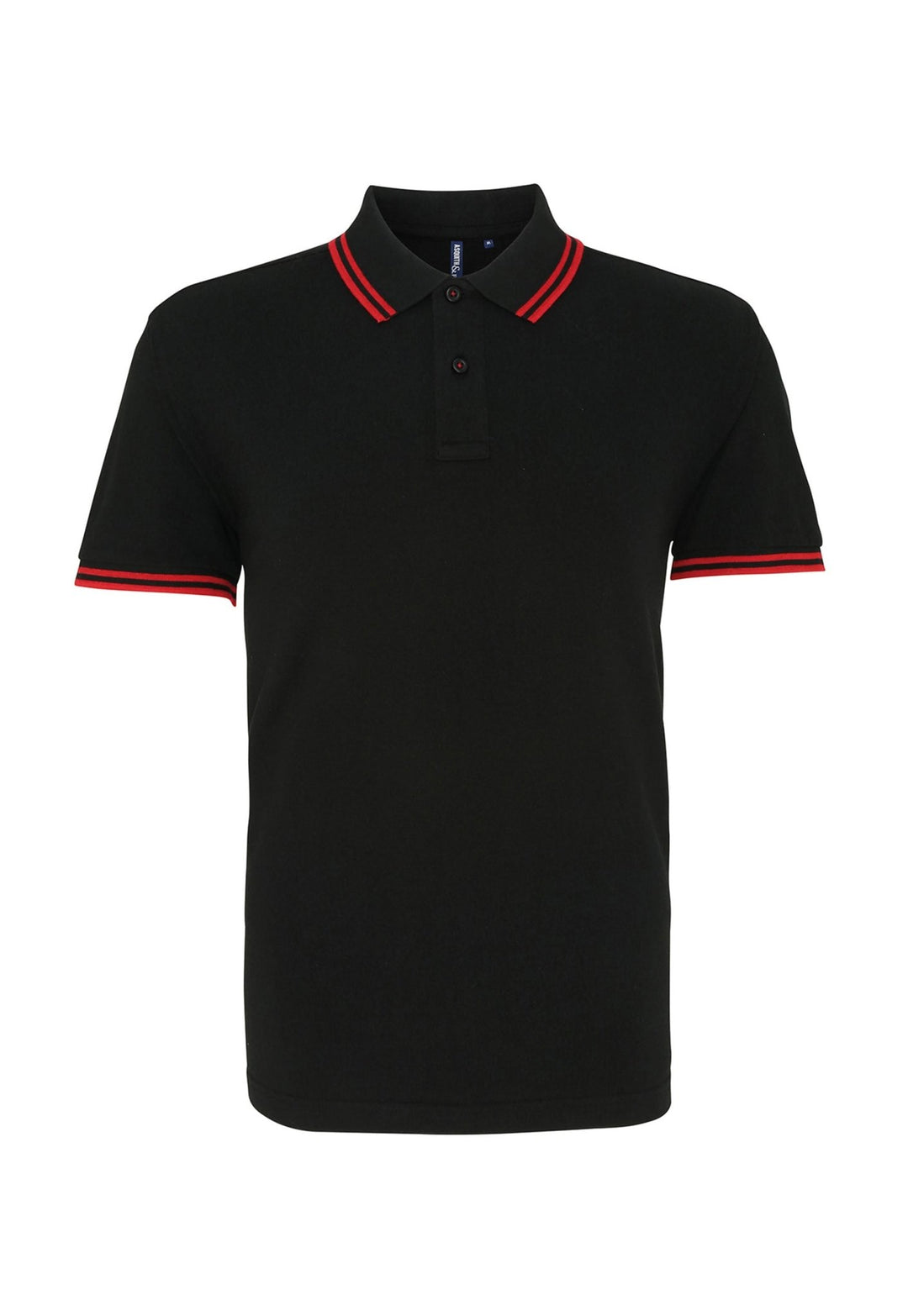 Men's Classic Fit Tipped Dark Polo Shirt AQ011 - The Work Uniform Company