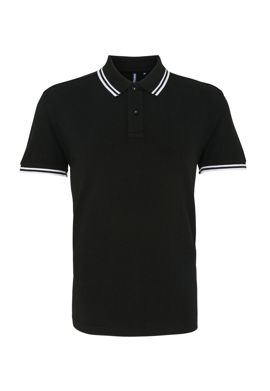Men's Classic Fit Tipped Dark Polo Shirt AQ011 - The Work Uniform Company