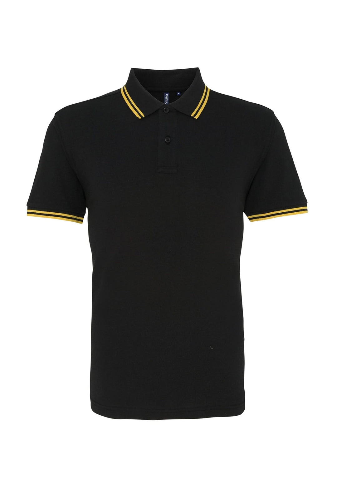 Men's Classic Fit Tipped Dark Polo Shirt AQ011 - The Work Uniform Company
