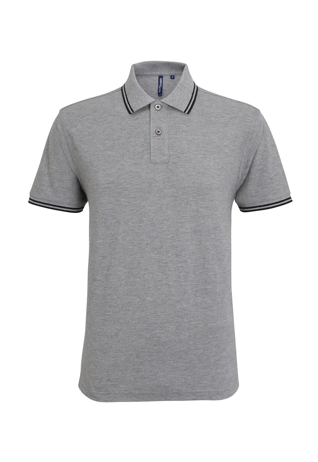 Men's Classic Fit Tipped Dark Polo Shirt AQ011 - The Work Uniform Company