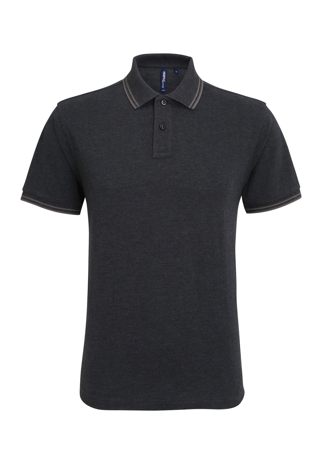 Men's Classic Fit Tipped Dark Polo Shirt AQ011 - The Work Uniform Company