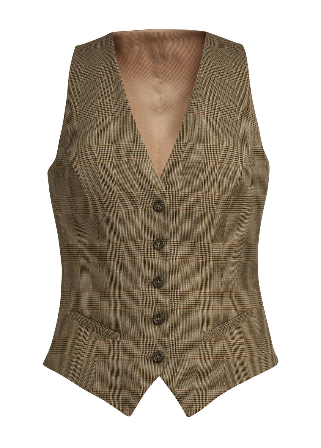 Olivia Check Waistcoat - The Work Uniform Company