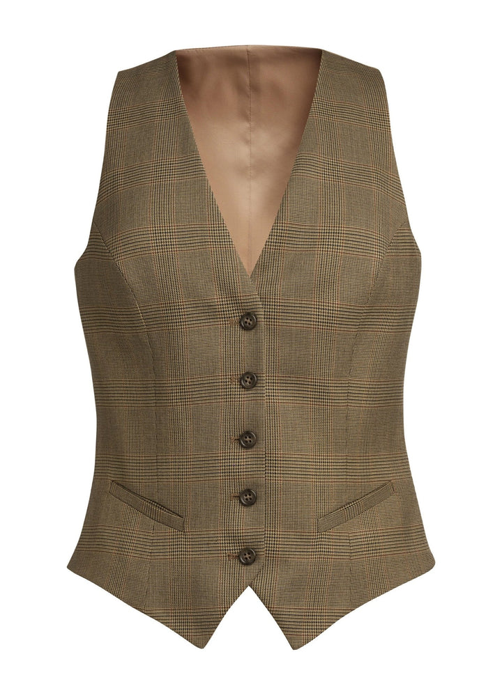 Olivia Check Waistcoat - The Work Uniform Company