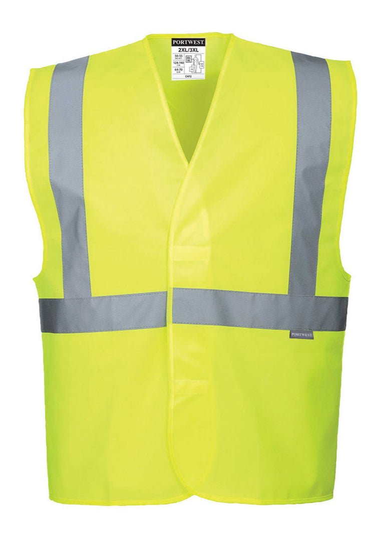 One Band Hi Vis Vest C472 - The Work Uniform Company