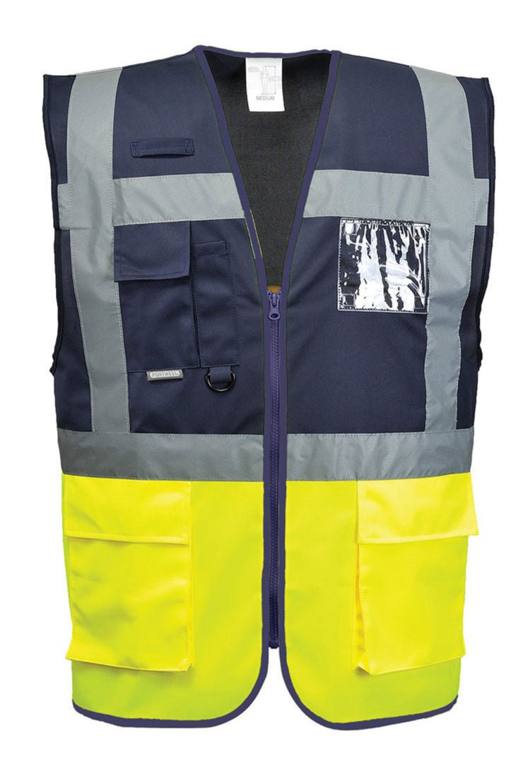 Paris Executive Hi Vis Vest - The Work Uniform Company