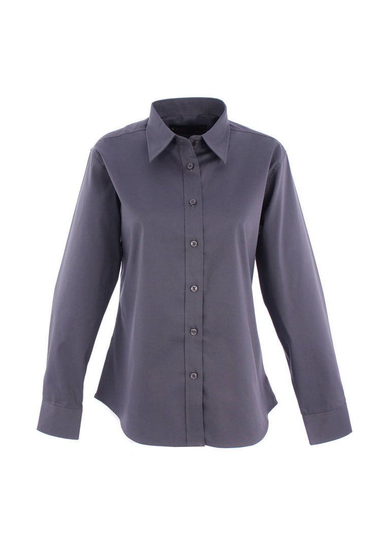 Ladies Pinpoint Oxford Full Sleeve Shirt - The Work Uniform Company