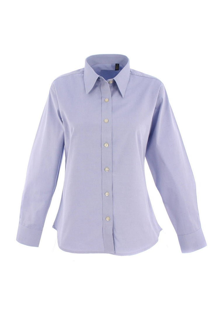 Ladies Pinpoint Oxford Full Sleeve Shirt - The Work Uniform Company