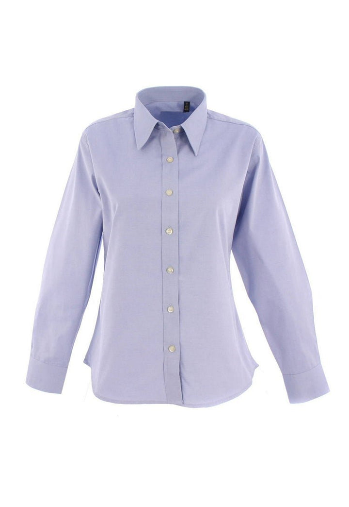 Ladies Pinpoint Oxford Full Sleeve Shirt - The Work Uniform Company