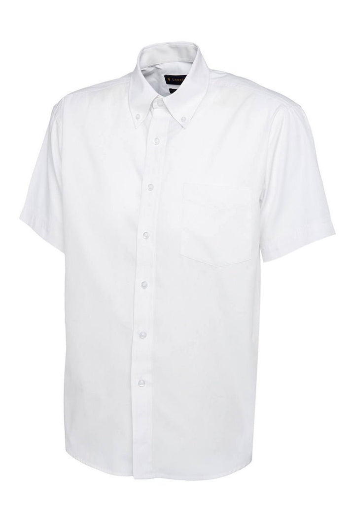 Men's Pinpoint Oxford Half Sleeve Shirt - The Work Uniform Company