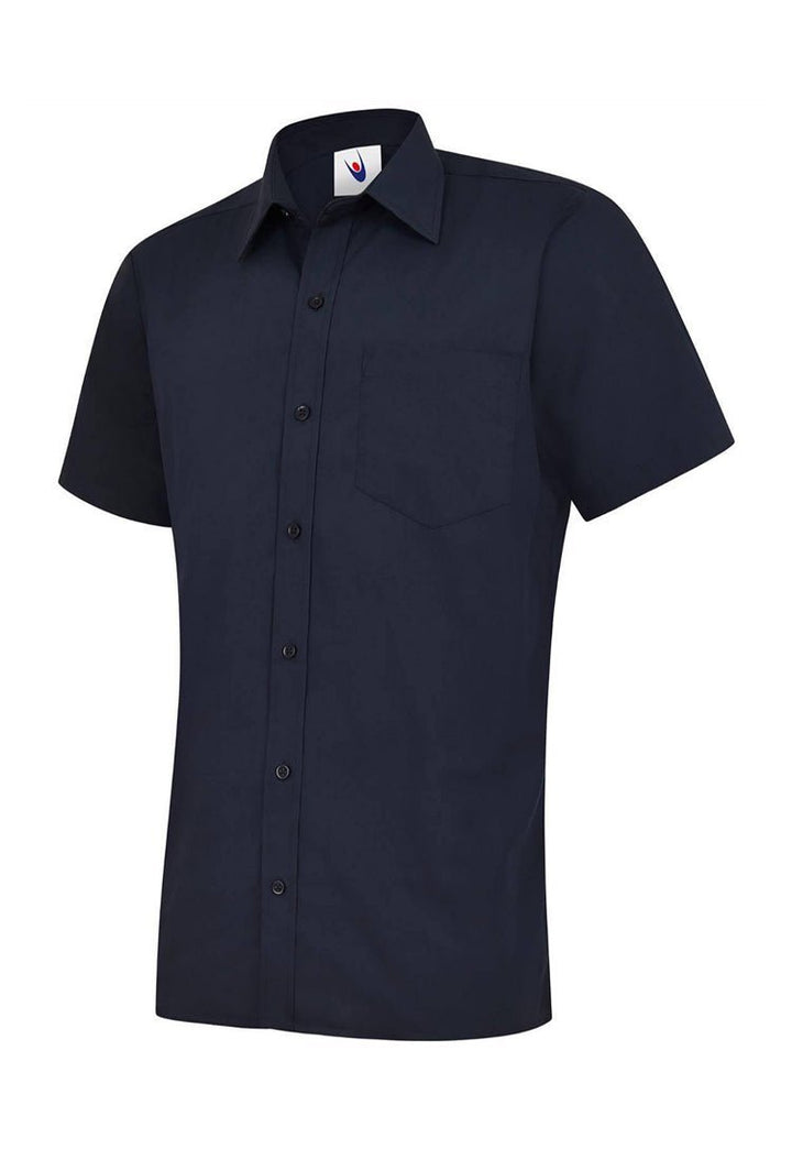 Men's Poplin Half Sleeve Shirt - The Work Uniform Company