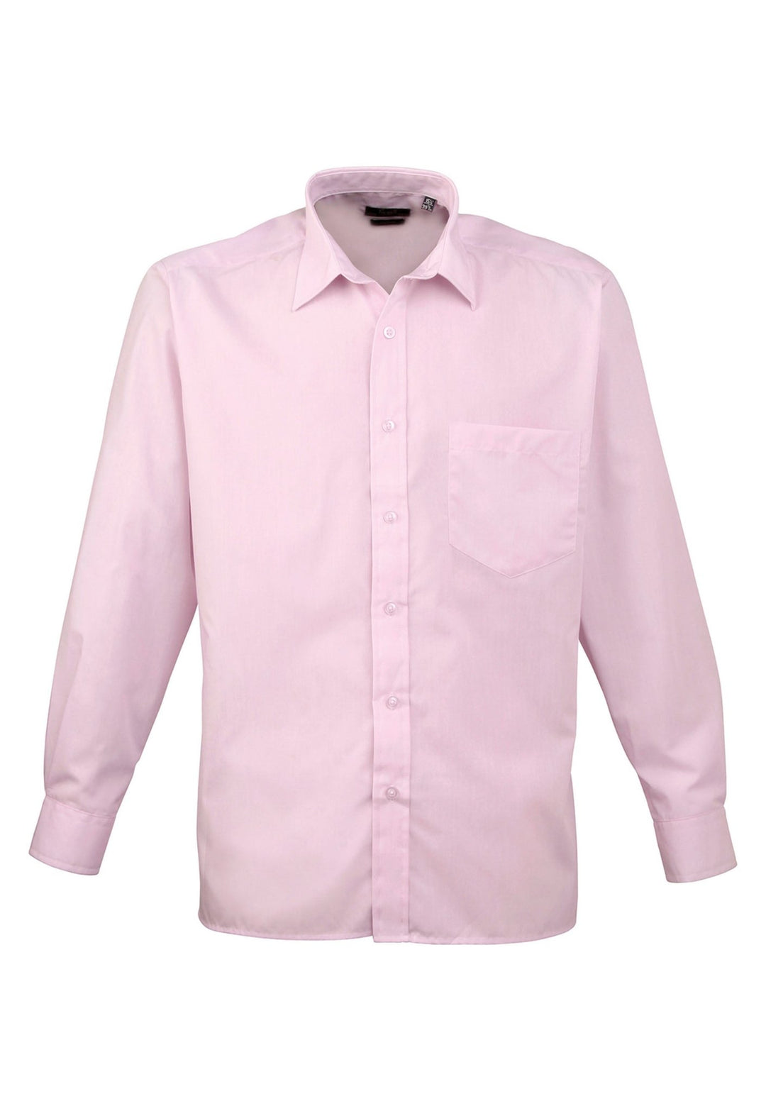 Men's Vibrant Long Sleeve Poplin Shirt - The Work Uniform Company