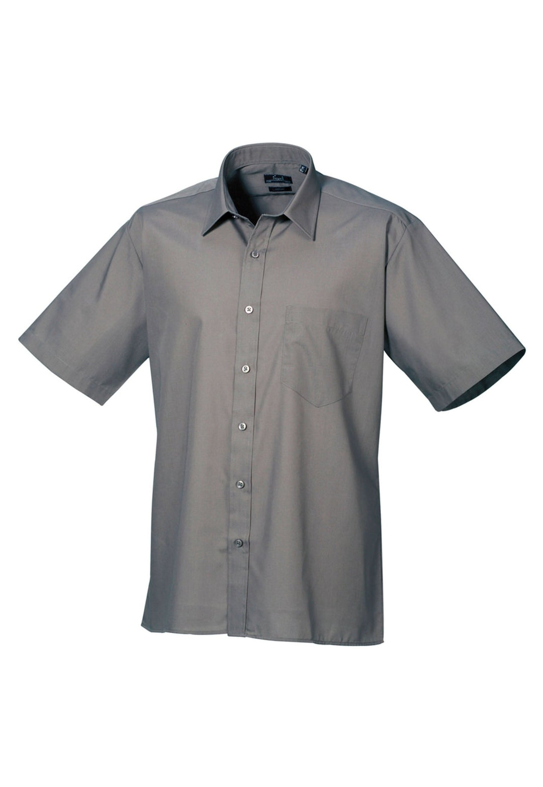 Men's Business Short Sleeve Poplin Shirt - The Work Uniform Company