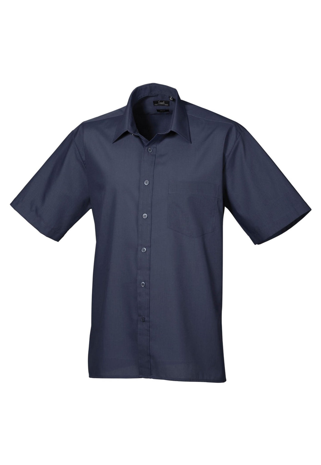 Men's Business Short Sleeve Poplin Shirt - The Work Uniform Company