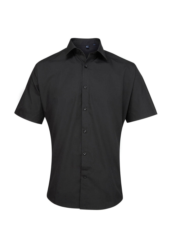 Men's Supreme Poplin Short Sleeve Shirt - The Work Uniform Company