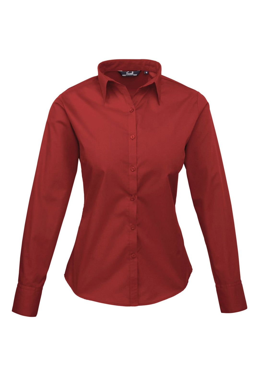 Women's Poplin Blouse PR300 - Bundle of 8 with Free Logos - The Work Uniform Company