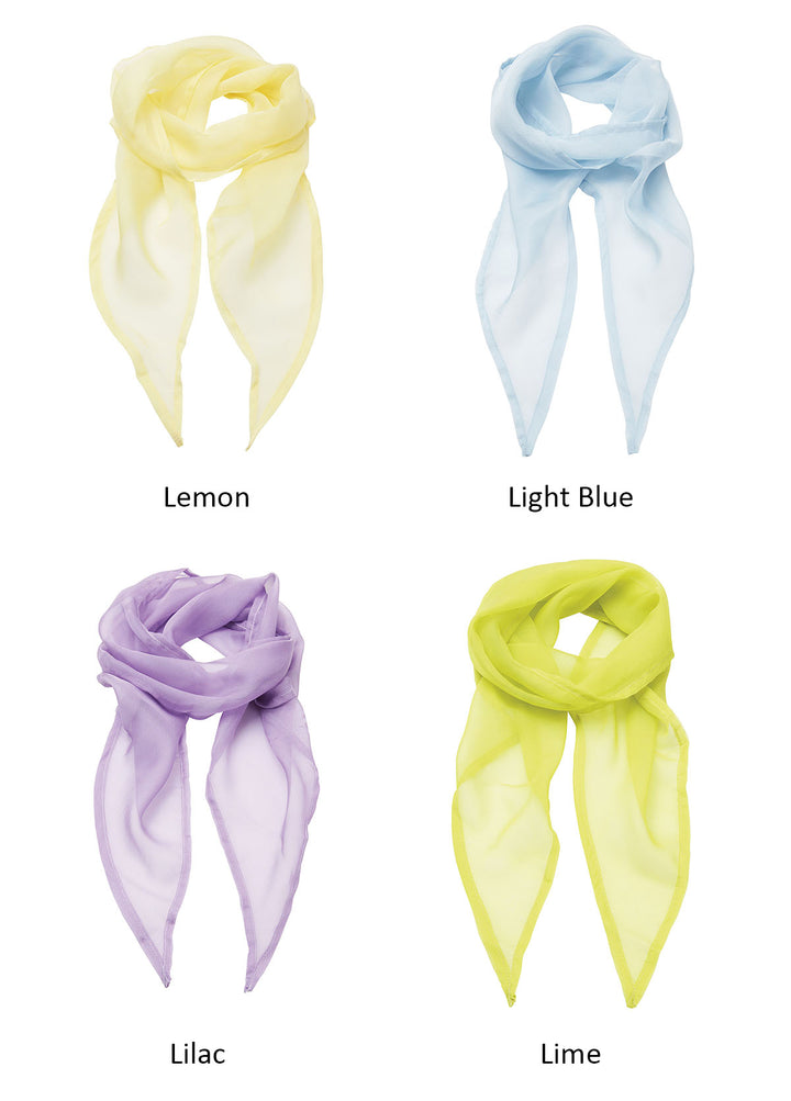 Ladies Chiffon Scarf - The Work Uniform Company