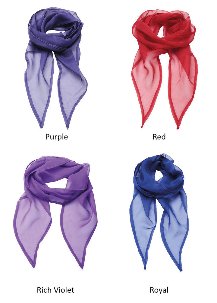 Ladies Chiffon Scarf - The Work Uniform Company