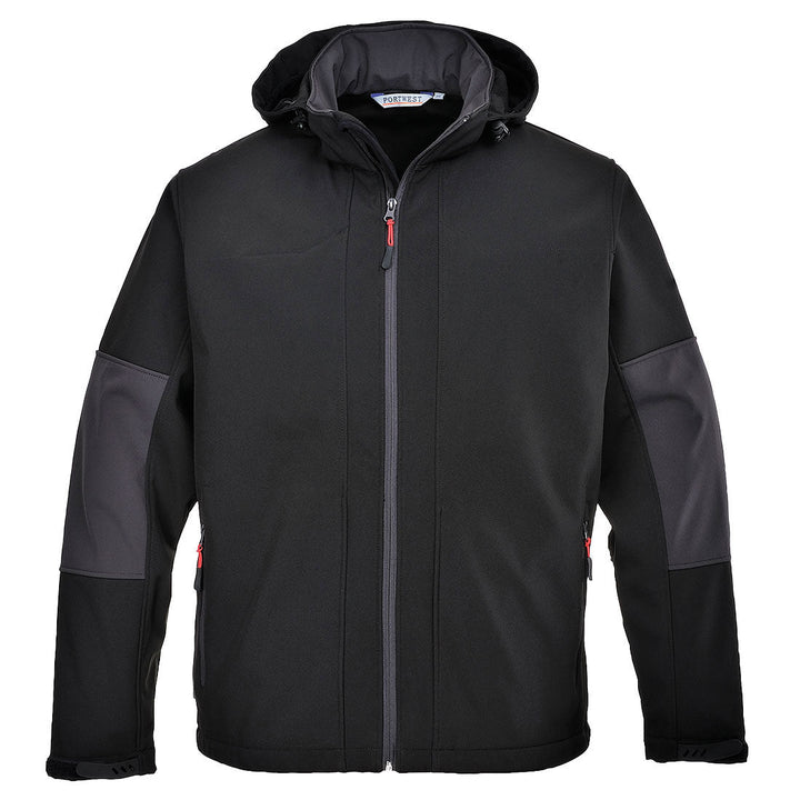 Softshell Jacket With Hood TK53 - The Work Uniform Company