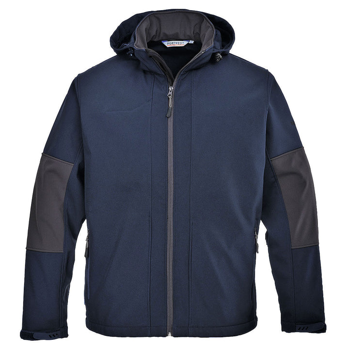 Softshell Jacket With Hood TK53 - The Work Uniform Company