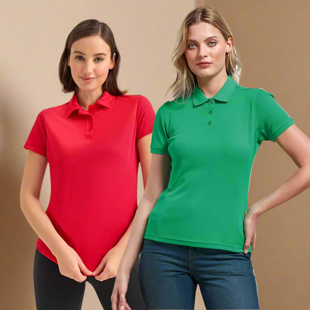 Ladies Casual Polo Shirts - The Work Uniform Company