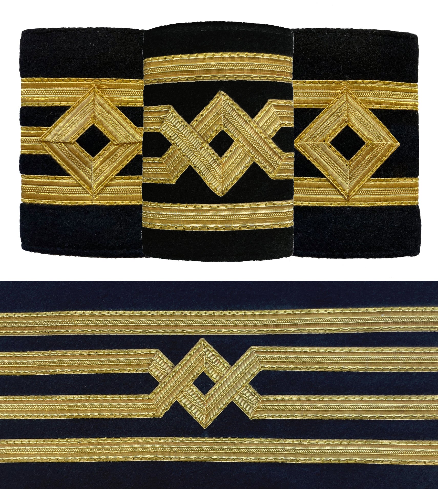 Merchant Navy Rank Insignia Germany, Kriegsmarine. A Lot Of