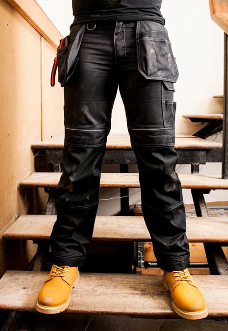 Model Wearing PW3 Holster Work Trouser T602