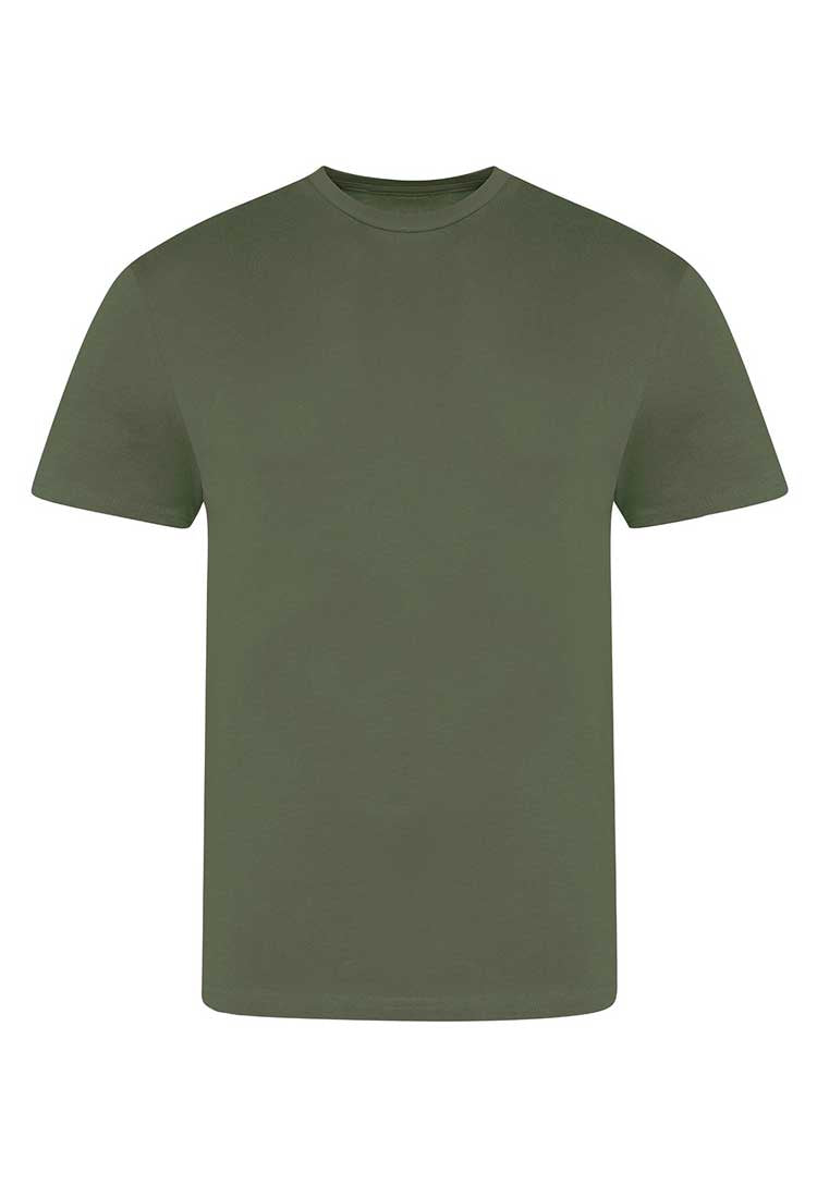 The 100 Cotton Tee (Colours) JT100 earthy green