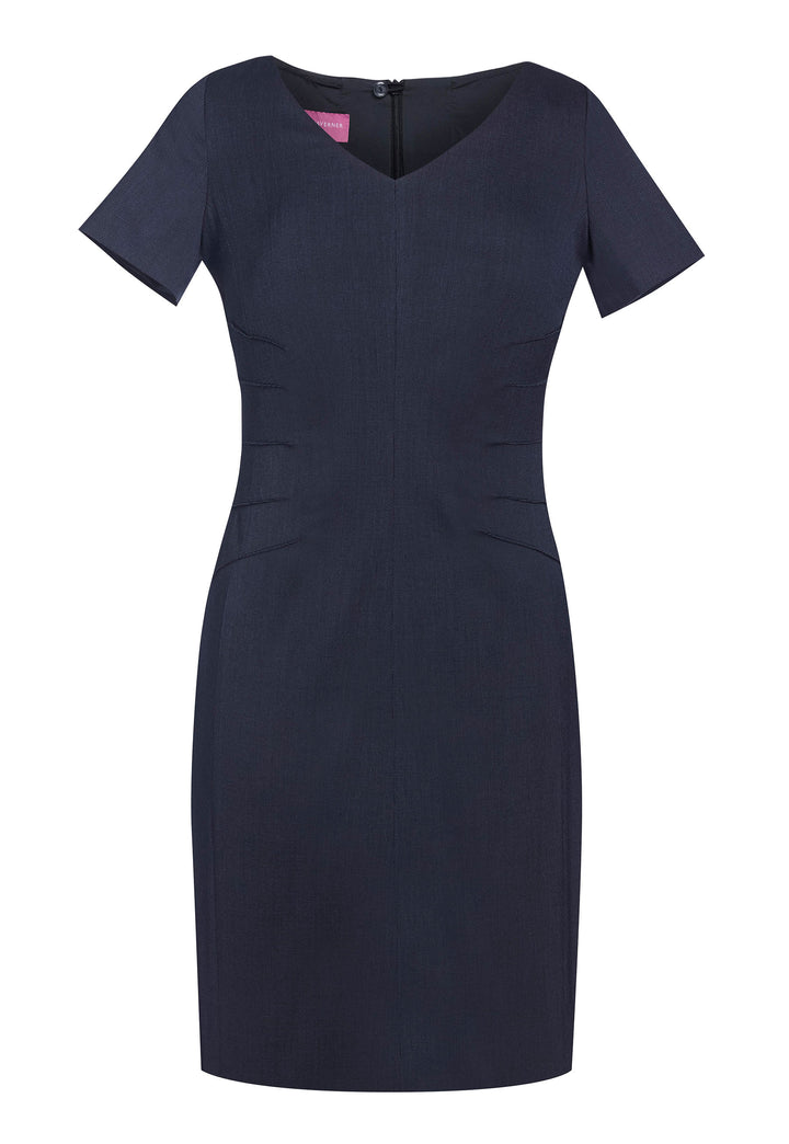 Portia Dress 2274 in Navy Pin Dot