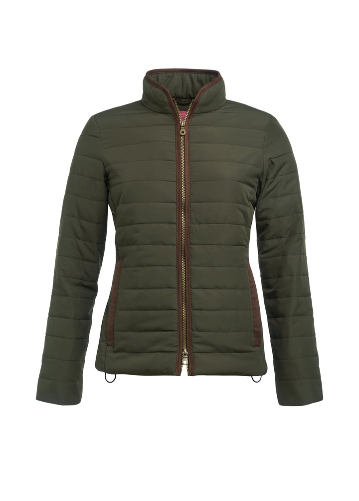 Alma Ladies Quilted Jacket 2376 in Olive 