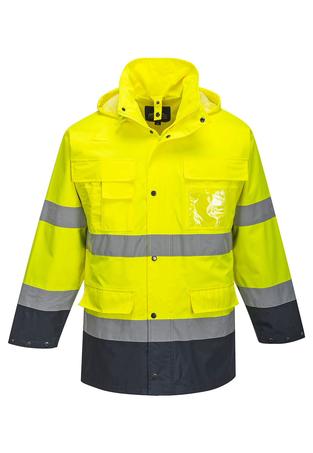 Hi-Vis 3-in-1 Contrast Lite Jacket S162 in Yellow/Navy