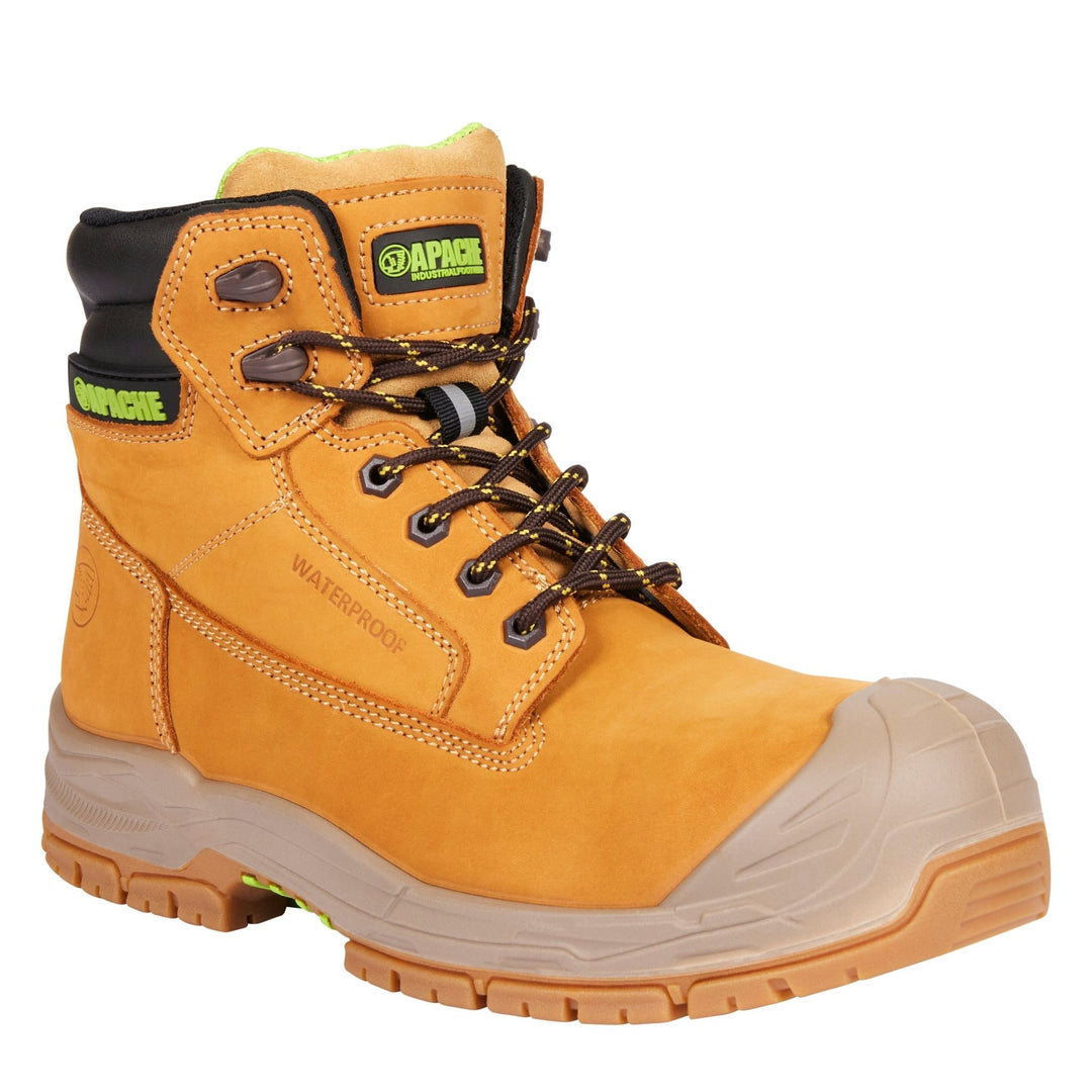 Thompson Wheat Waterproof Boot S7S - The Work Uniform Company