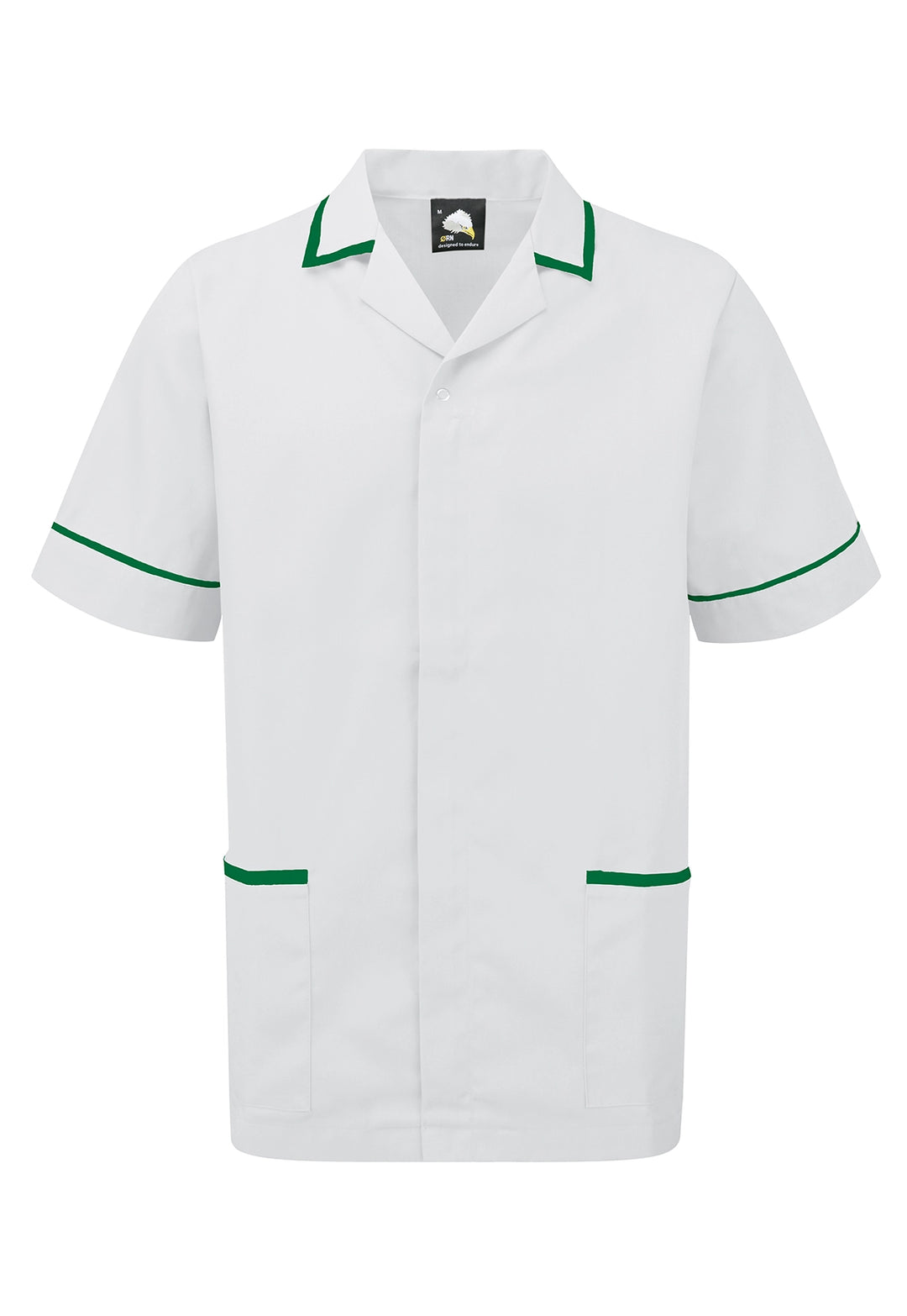 8500 Darwin Male Tunic (White) - The Work Uniform Company