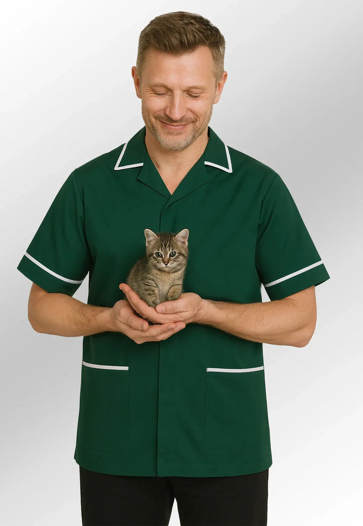 Male Veterinary Tunic - The Work Uniform Company
