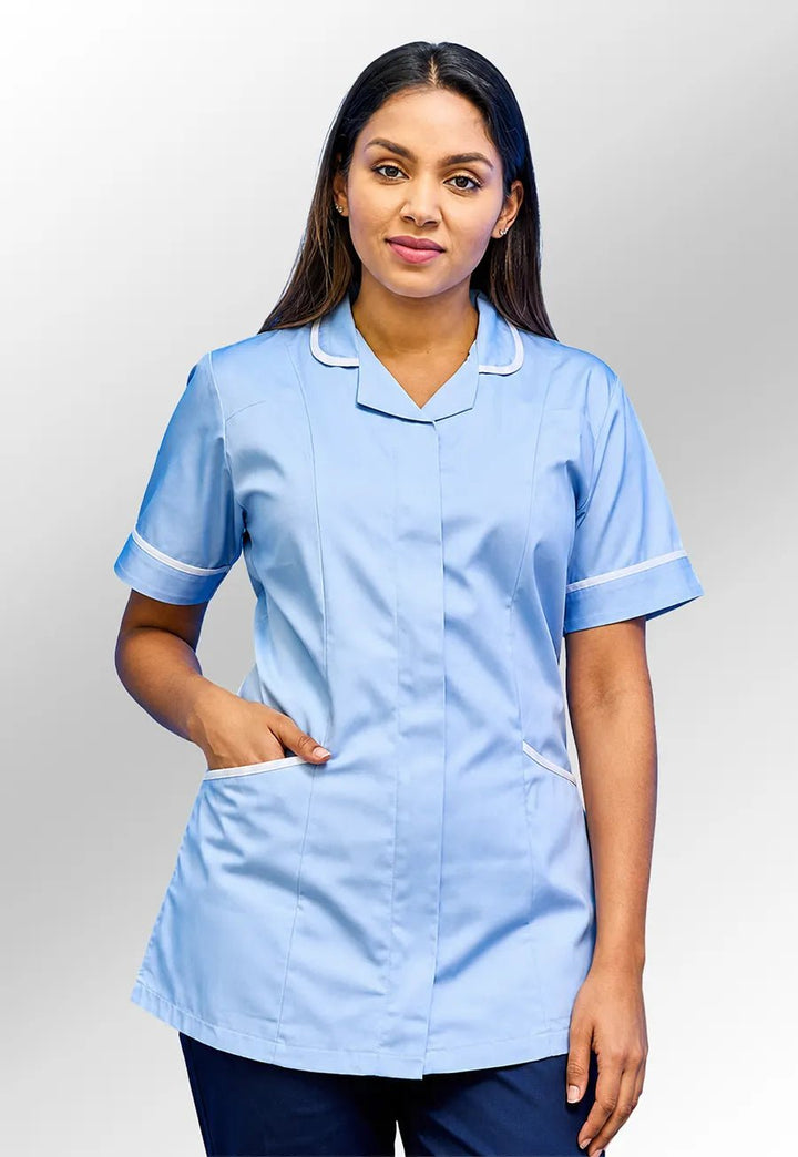 Blue Tunic Top for Vets - The Work Uniform Company