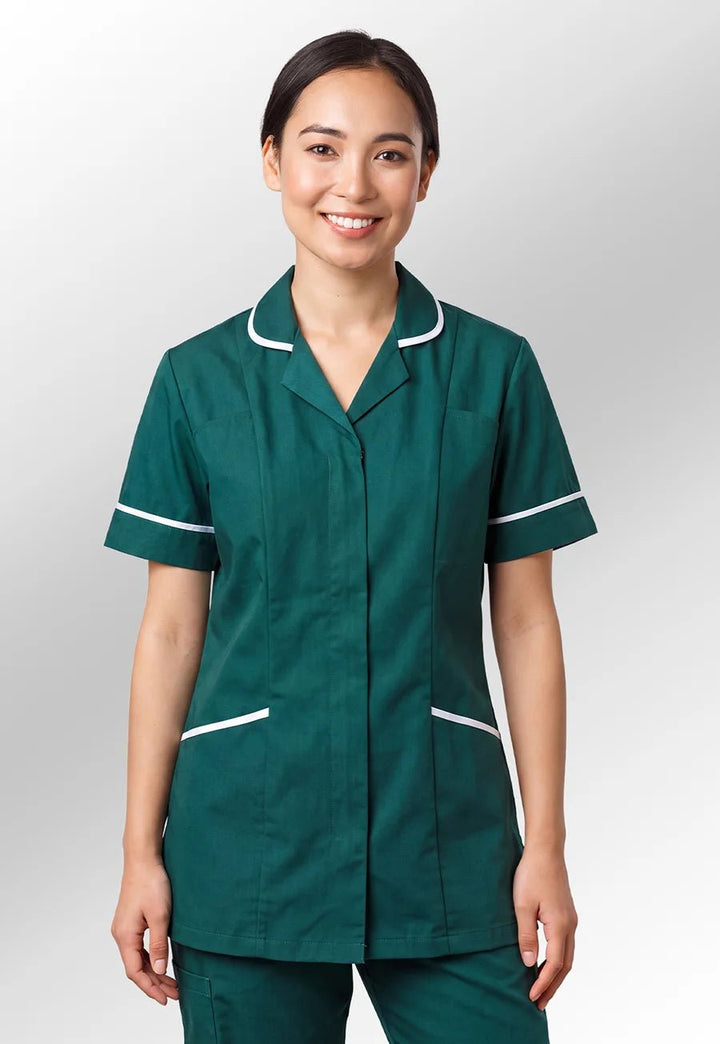 Green Veterinary Tunic - The Work Uniform Company