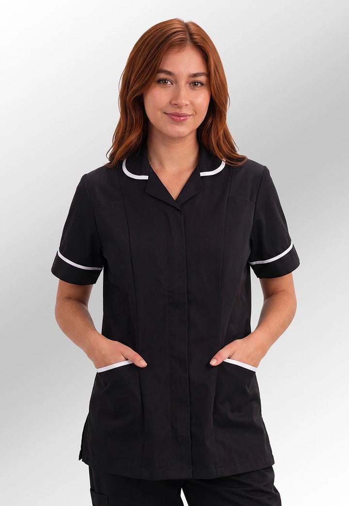 Black Vets Tunic - The Work Uniform Company