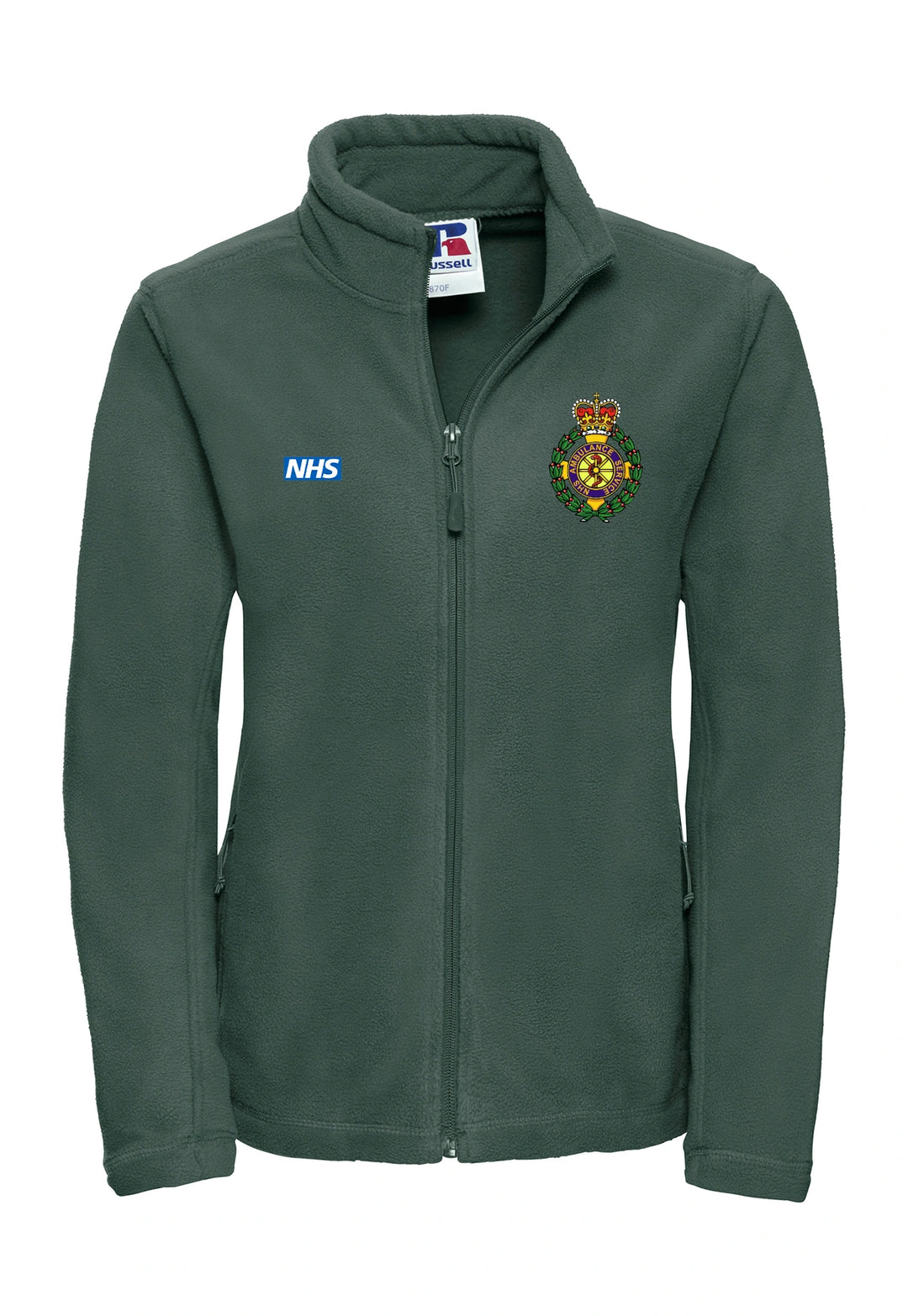 Ambulance Women's Russell Fleece with Logos - The Work Uniform Company