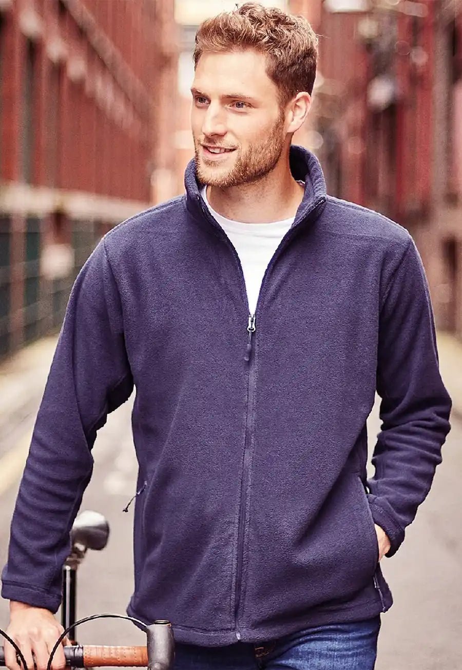 Men's Full - Zip Outdoor Fleece - The Work Uniform Company