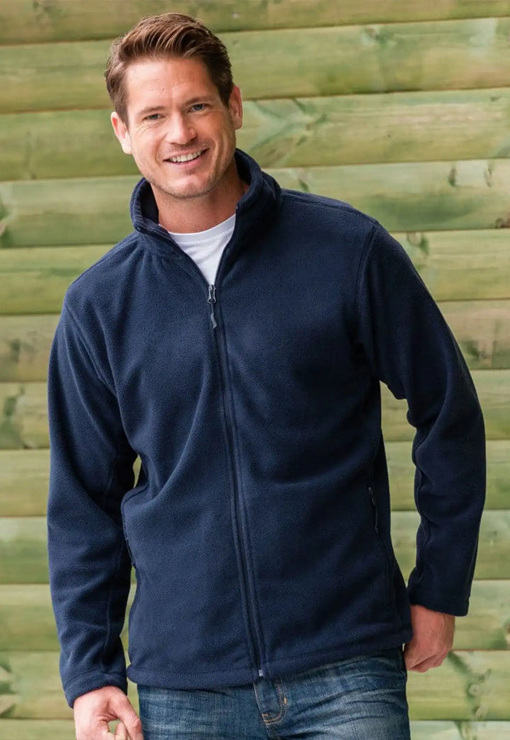 Men's Full - Zip Outdoor Fleece - The Work Uniform Company