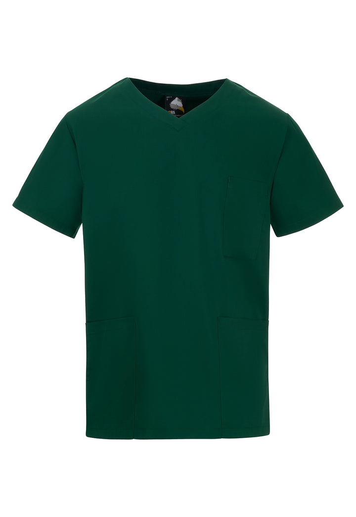 8800 Scrub Top bottle green