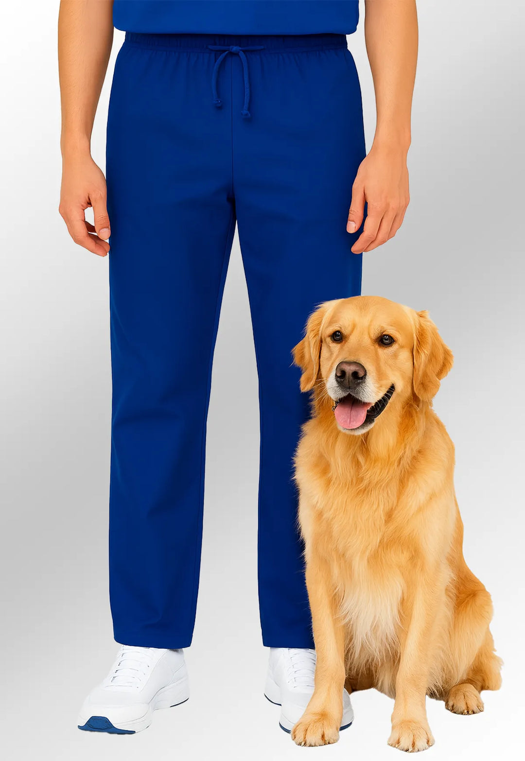 Blue Vets Scrub Trousers - The Work Uniform Company