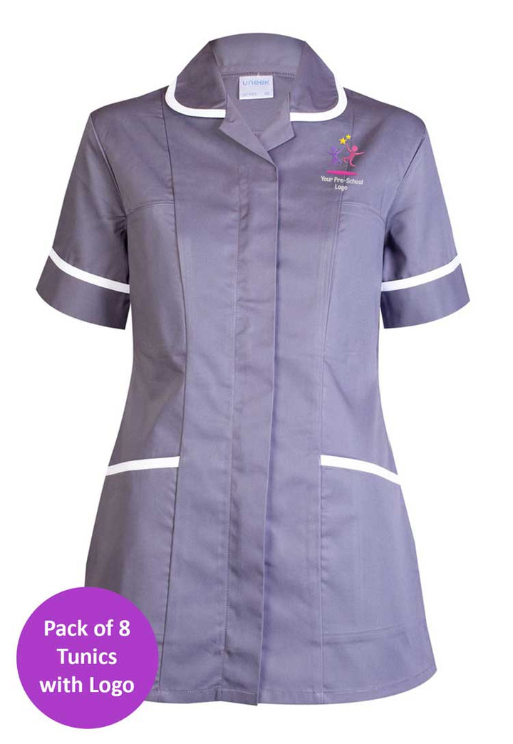 Branded Tunic in Convoy Grey - Bundle for Nursery Staff