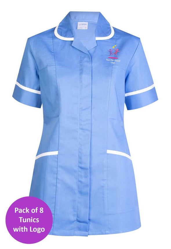 Branded Tunic Bundle for Nursery Staff (Pack of 8)