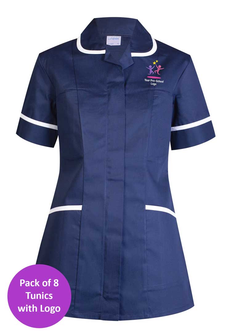 Branded Tunic in Navy - Bundle for Nursery Staff