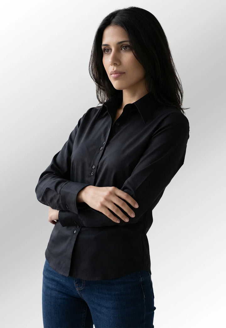 Women's Long Sleeve Ultimate Non - Iron Shirt - The Work Uniform Company
