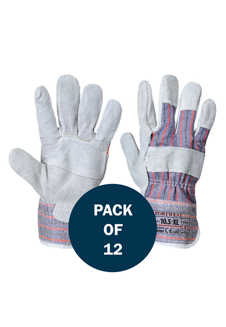 Canadian Rigger Glove A210 (x12 Pairs) in Grey