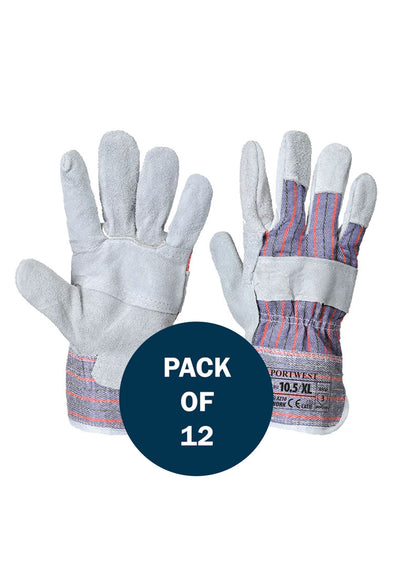 Canadian Rigger Glove A210 (x12 Pairs) Grey