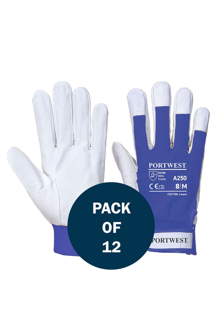 Tergsus Glove A250 (x12 Pairs) Blue